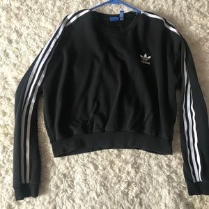 ADIDAS Cropped Sweatshirt L